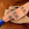 RK-539 Custom Handmade Damascus Tracker Knife Hunting Knives Tactical Knife Camping knives Hard Wood Handle Gift For Him - Image 4