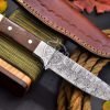 RK-517 Custom Handmade Damascus Hunting Skinner Camping Knife Best Quality Knife Gift For Him Gift For Her USA Made Wood Handle  - Image 5