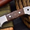 RK-517 Custom Handmade Damascus Hunting Skinner Camping Knife Best Quality Knife Gift For Him Gift For Her USA Made Wood Handle  - Image 6