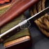 RK-517 Custom Handmade Damascus Hunting Skinner Camping Knife Best Quality Knife Gift For Him Gift For Her USA Made Wood Handle  - Image 7
