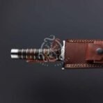 Sword — Hand-Forged D2 Steel, Olive Wood Handle, Sheath Included (RK-519) - Image 2