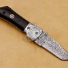RK-563 personalized 7″ Long 3″Blade” Damascus Pocket Knife Handmade Damascus Pocket Folding Knife Hand Made World Class Knives USA Made - Image 8