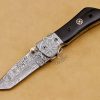 RK-563 personalized 7″ Long 3″Blade” Damascus Pocket Knife Handmade Damascus Pocket Folding Knife Hand Made World Class Knives USA Made - Image 7