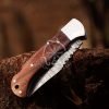 RK-560 Personalized Handmade Damascus Pocket Folding Knife 6.5", Camping Hiking Damascus Pocket Knife, Gift for Groomsmen, Gift for Men, USA - Image 4