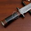 RK-565 Custom Handmade Damascus Dagger Hunting Camping Knife Damascus Steel Knife Gift For him Usa Made Best Sharp Knife - Image 3
