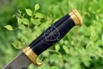 D2 Steel Bowie Knife — Hand-Forged, Micarta Handle, Leather Sheath - Image 5