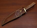 D2 Steel Camp Knife — Hand-Forged, Stag Horn Handle, Leather Sheath (RK-580) - Image 4