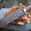 RK-591 Custom Handmade Damascus Hunting Bowie Knife Best For Hunter Gift For Him USA Made - Image 9