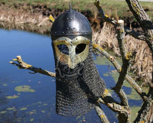 RK-630 Viking Hand-Forged Helmat, Viking Armor, High Quailty Made Viking Helmat