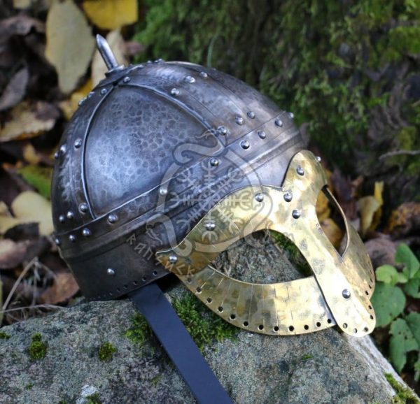 RK-629 Forged Viking Helmat, Medivel Helmat, 1.5mm Thick Metal Helmat, Viking Historical Helmet