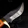 RK-600 Handmade Damascus Steel Bushcraft Tool Hunitng Knife, Camping Knife, Hiking Knife, High Quality Damascus Steel Blade Knife - Image 3