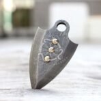 Damascus Steel Pendant — Handcrafted Norse Jewelry - Image 7