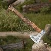 RK-635 Handmade Odin Viking Axe | Hatchet Axe | Hand Forged Wood Splitting Axe | Viking Bearded Axe | Camping Axe | Hunting Axe | Viking Gift - Image 2