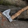 RK-635 Handmade Odin Viking Axe | Hatchet Axe | Hand Forged Wood Splitting Axe | Viking Bearded Axe | Camping Axe | Hunting Axe | Viking Gift - Image 5