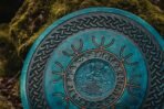 Odin Viking Shield — Handcrafted, 24" Overall, Wood Handle - Image 2