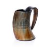 RA-611 Hand Craved Viking Drinking Horn Mug, Horn Tankard, Nordic Horn Cup, Ransack Viking - Image 2