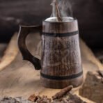 Viking Hand Craved Runes Coffee Mug