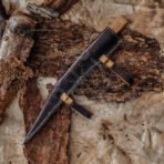 High-Carbon Viking Seax Knife — Hand-Forged, 16" Overall - Image 6