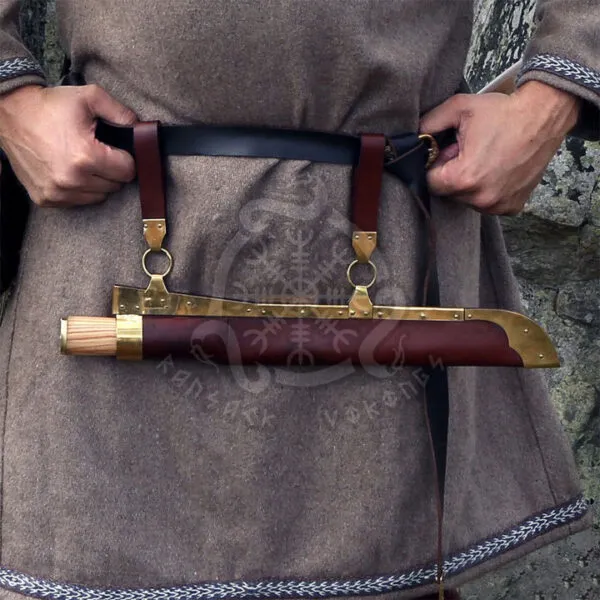 High-Carbon Viking Seax Knife — Hand-Forged
