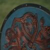 RK-621 Carved Jelling Beast Viking Shield, 24"Inches PlyWood Shield, Halloween Gift, Wall Decor Shield - Image 4