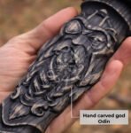Odin Viking War Hammer — Handcrafted, Ash Wood Handle - Image 4