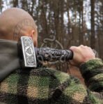 Odin Viking War Hammer — Handcrafted, Ash Wood Handle