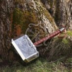 Mjölnir Viking War Hammer — Hand-Forged Stainless Steel | Engraving Available - Image 2