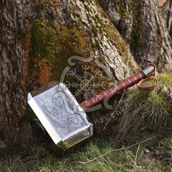 Mjölnir Viking Hammer, Hand-Forged Stainless Steel | Engraving Available - view 2