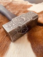 Fenrir Viking War Hammer — Handcrafted, Ash Wood Handle - Image 6