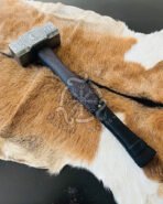 Fenrir Viking War Hammer — Handcrafted, Ash Wood Handle - Image 4