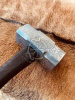 Fenrir Viking War Hammer — Handcrafted, Ash Wood Handle