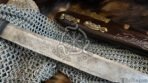 High-Carbon Viking Seax Knife — Hand-Forged, Camel Bone Handle | Engraving Available - Image 6