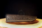 High-Carbon Skinner Knife — Hand-Forged, Stag Horn Handle, Leather Sheath - Image 7