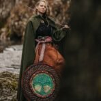 Yggdrasil Viking Shield — Handcrafted, 24" Overall - Image 5