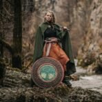 Yggdrasil Viking Shield — Handcrafted, 24" Overall - Image 4