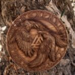 Valknut Viking Shield — Handcrafted, 24" Overall, Wood Handle - Image 6