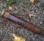 High-Carbon Viking Seax Knife — Hand-Forged, Rosewood Handle | Engraving Available - Image 4