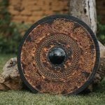 Viking Shield — Handcrafted, 24" Overall