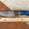 RK-601 Personalized Damascus Steel Fixed Blade Hunting Knife 8'' Engraved Wood Handle Full Tang Camping  Knife, Gift For Men, Christamas Gift,USA - Image 9