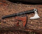 Ragnar Lothbrok Viking Axe — Hand-Forged High-Carbon Steel, Rosewood Handle - Image 2