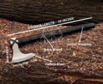 Ragnar Lothbrok Viking Axe — Hand-Forged High-Carbon Steel, Rosewood Handle - Image 3