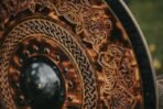 Viking Shield — Handcrafted, 24" Overall - Image 2