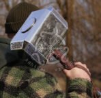 Mjölnir Viking War Hammer — Hand-Forged Stainless Steel | Engraving Available