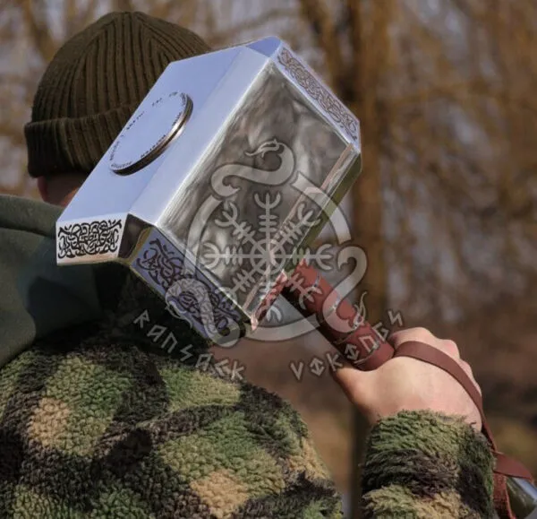 Mjölnir Viking Hammer, Hand-Forged Stainless Steel | Engraving Available