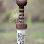 Viking Sword — Hand-Forged Stainless Steel, Wood Handle