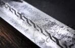 High-Carbon Viking Seax Knife — Hand-Forged, 12" Overall, Wood Handle - Image 3
