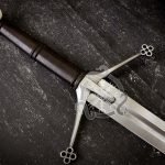 Viking Sword — Hand-Forged Stainless Steel, Leather-Wrapped Handle (RK-666)