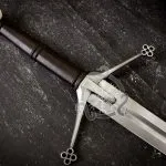 Viking Sword — Hand-Forged Stainless Steel, Leather-Wrapped Handle (RK-1200)