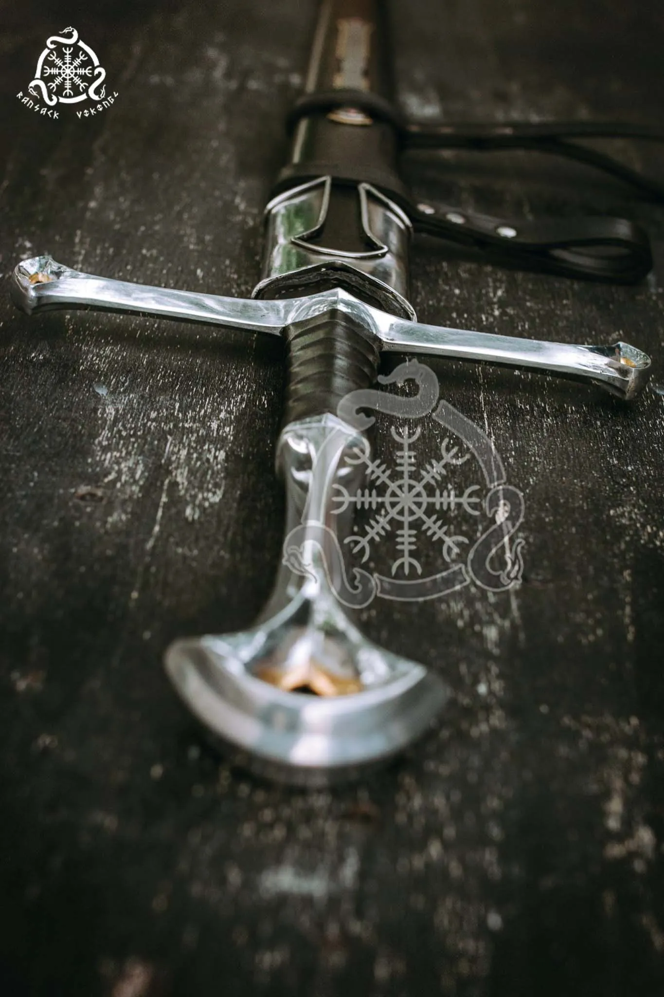 Viking Sword, Hand-Forged Steel (RK-663) - view 4