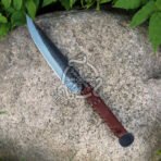 High-Carbon Viking Seax Knife — Hand-Forged, Leather Sheath (RK-658) - Image 4